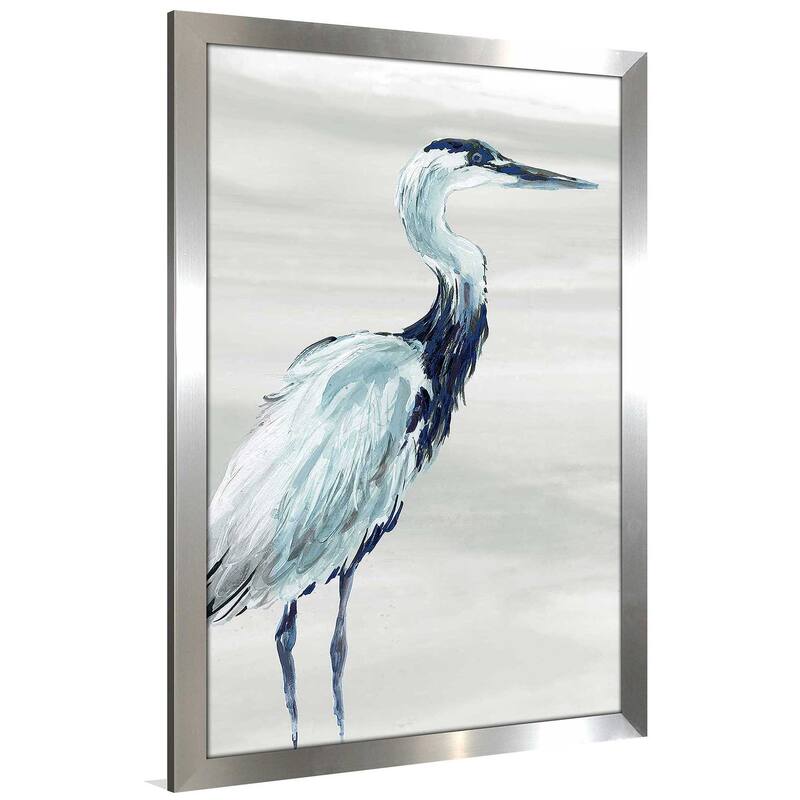 "By the Sea Crane I" by Carol Robinson Print on Acrylic