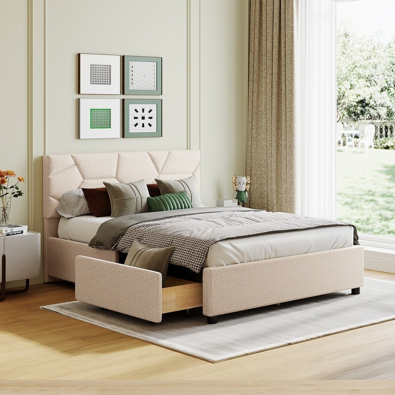 Brick queen new arrivals bed