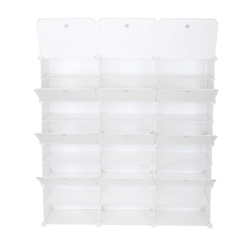 8-Tier Portable 48 Pair Shoe Rack Organizer