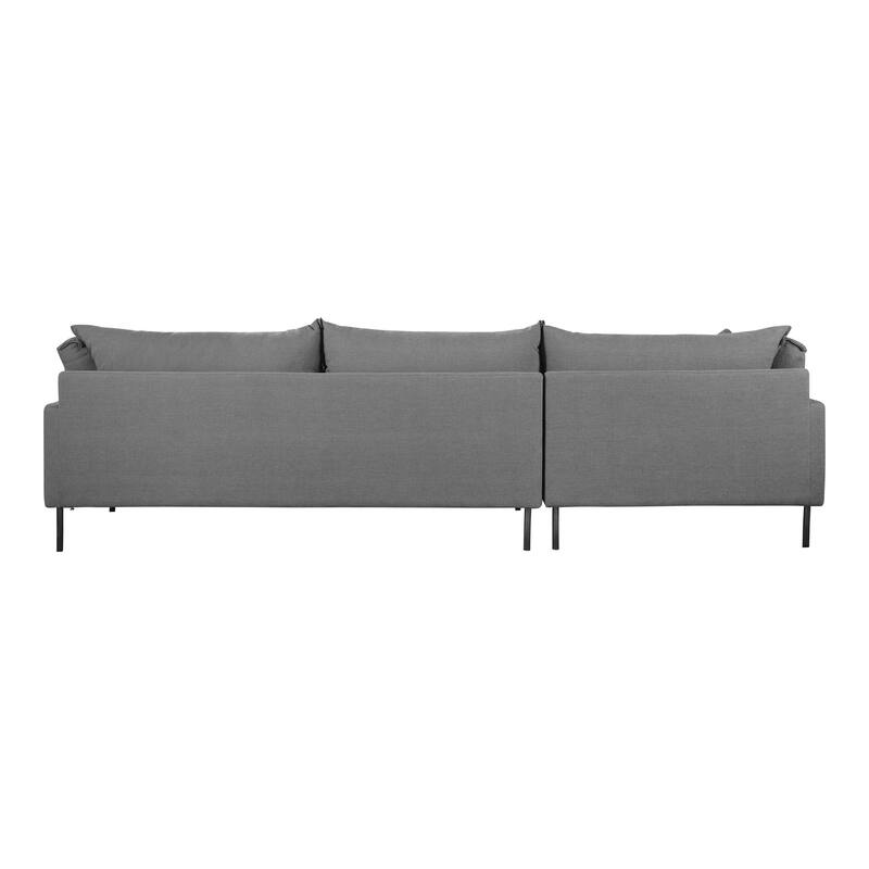 Aurelle Home Modern Deep Seat Chaise Sectional