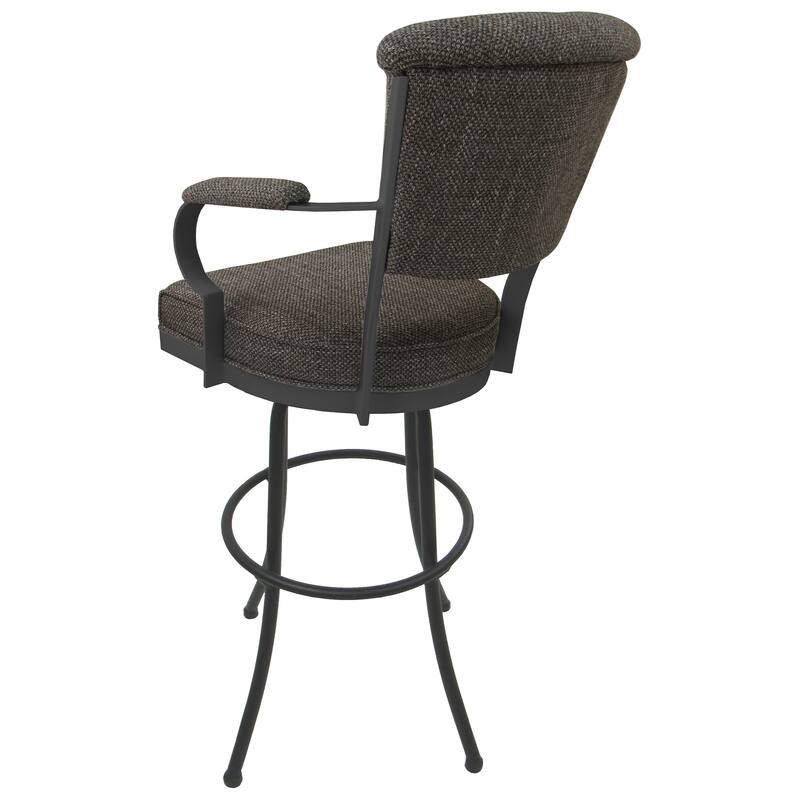 Miami Extra Tall 34" Spectator Metal Bar Stool on Noam Base - 34" Seat Height