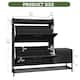 Moasis Farmhouse Shoe Storage Cabinet with 2 Flip Drawers for 16 Pairs Entryway Shoe Storage with Shoe Bench