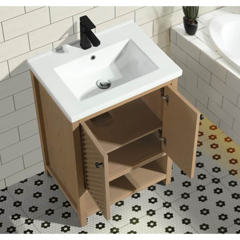 Ari Bath Selena 24" Bathroom Vanity Oak