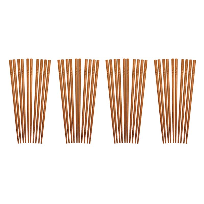 Helen's Asian Kitchen Engraved Bamboo Chopsticks, 20-Pair