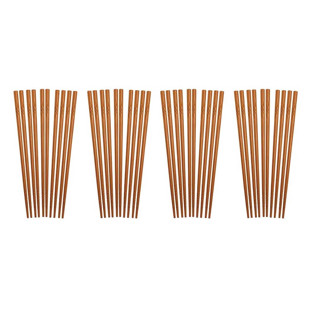 Helen's Asian Kitchen Engraved Bamboo Chopsticks, 20-Pair