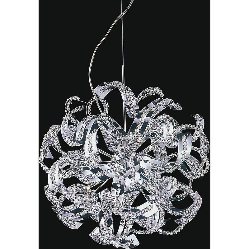 Swivel 14 Light Chandelier With Chrome Finish