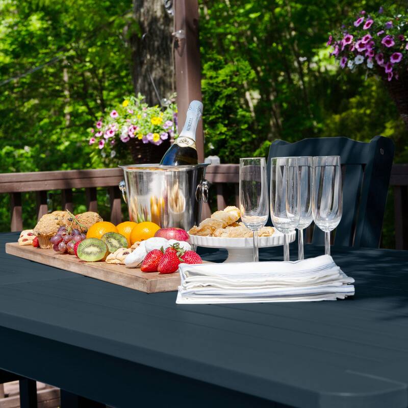 HIGHWOOD 7-Piece Outdoor Dining Set - 42" x 84" Table, Counter-height