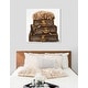 preview thumbnail 8 of 11, Oliver Gal 'sleeping POODLE' Dogs and Puppies Wall Art Print on Premium Canvas - Brown