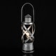 preview thumbnail 9 of 9, Alpine Corporation 15"H Indoor/Outdoor Vintage Metal Lantern with LED Lights, Silver