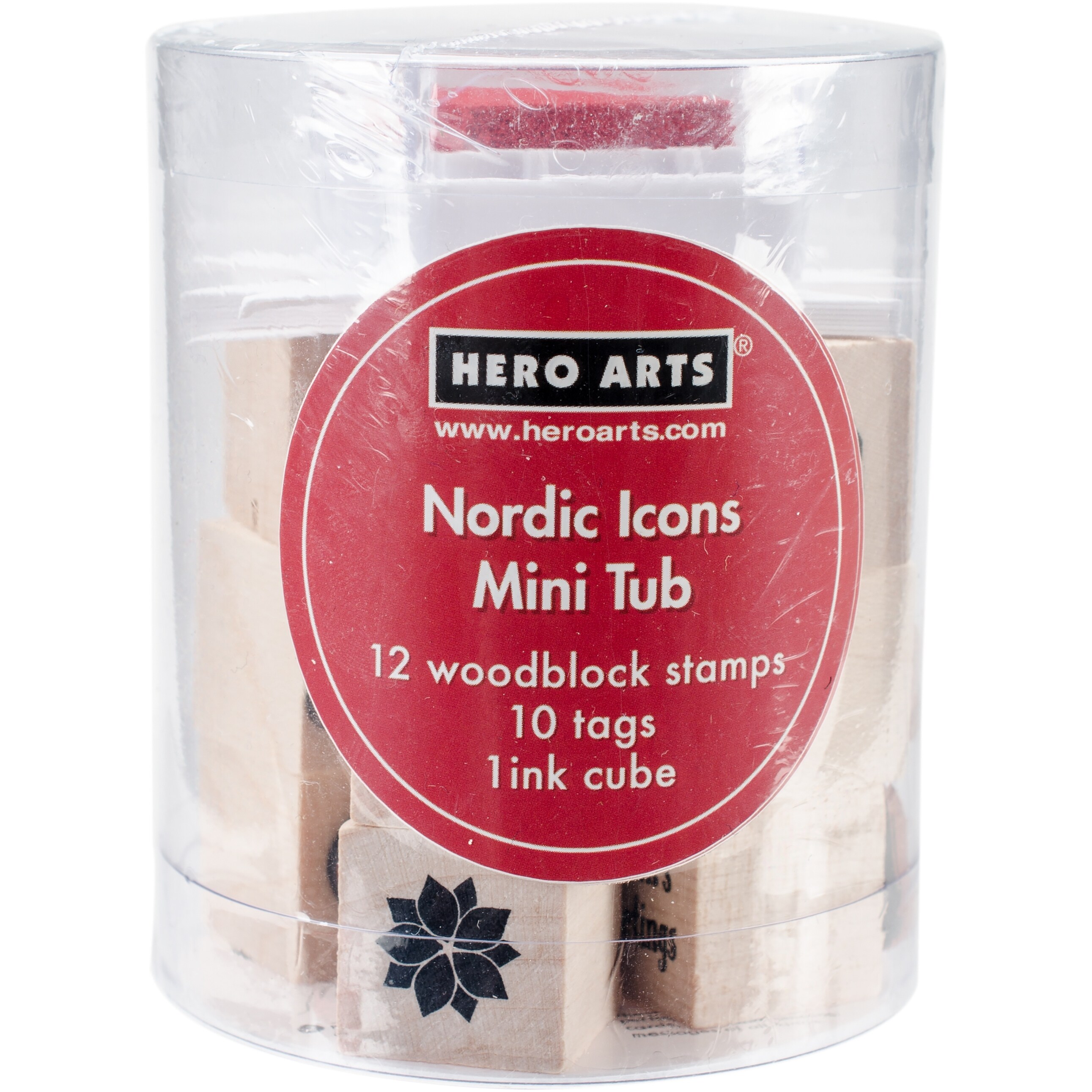 nordic icons - hero arts mounted stamps mini tub