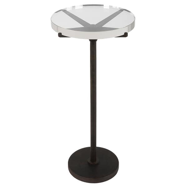 slide 2 of 5, Uttermost Forge Industrial Accent Table - 12"W x 25"H x 12"D