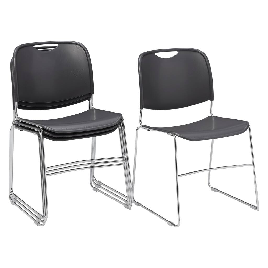 (4 Pack) NPS Hi-tech Ultra Compact Stack Chair