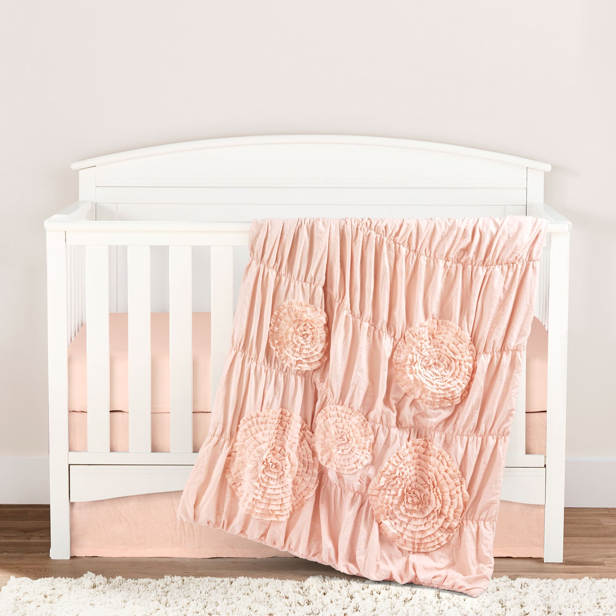 Lush Decor Baby Serena Embellished Soft Baby/Toddler 3 Piece Bedding Set