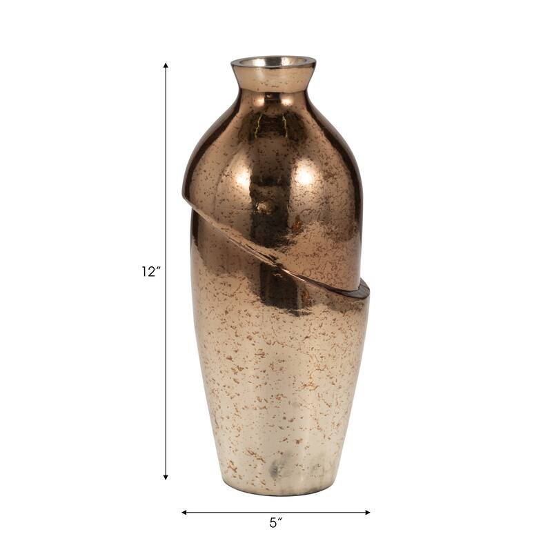Sagebrook Home Artisan Crafted Ceramic Vases, Deluxe Set to Elevate Your Living Space - Perfect for Home & Office Decor