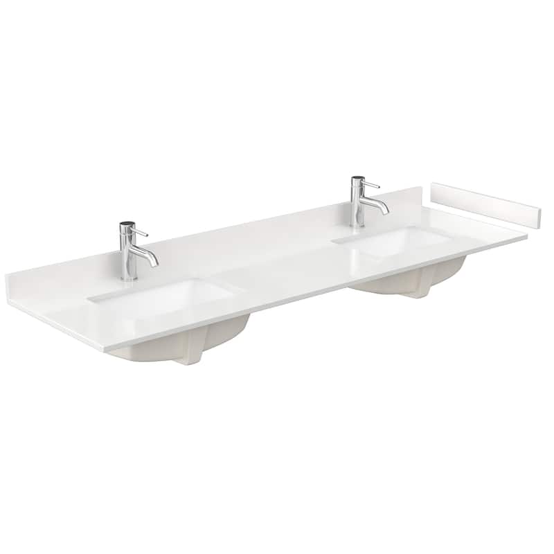 Marlena 72-inch Double Vanity, Quartz Top