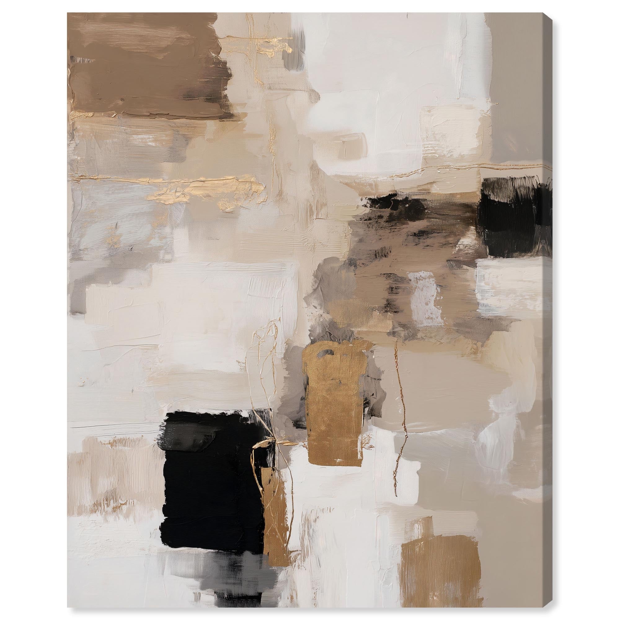 Urban Contrast II Boho Art Canvas Print by Art Remedy
