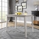 preview thumbnail 2 of 1, Clara Farmhouse Rustic Wood Kitchen Dining Table - 44x31x30inch(LXWXH)