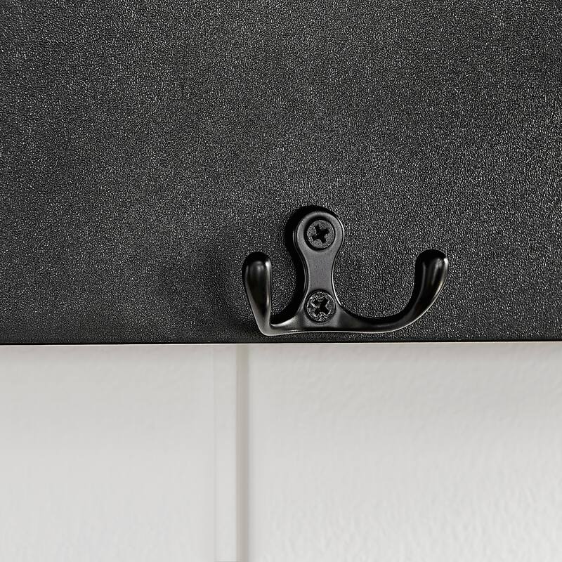 Danya B. Entryway Wall Coat Rack with Decorative Ledge Shelf and Hooks