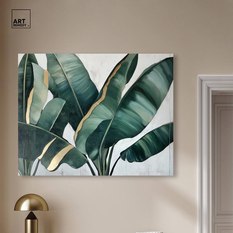 Jungle Jewel Jade I Canvas by Art Remedy, Gallery Wrapped