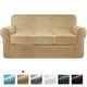 preview thumbnail 59 of 58, Subrtex Sofa Cover Stretch Slipcover with Separate Cushion Covers Sofa - Sand