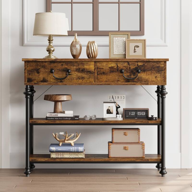 Console Table with Drawers