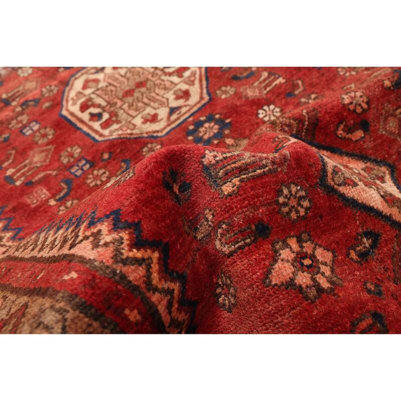 ECARPETGALLERY Hand-knotted Antalya Vintage Red Wool Rug - 3'4 x 6'9