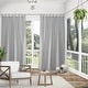 preview thumbnail 63 of 99, ATI Home Indoor/Outdoor Solid Cabana Tab Top Curtain Panel Pair