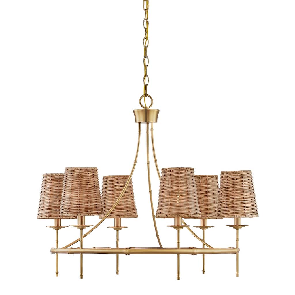 Savoy House 1-3961-6 Ashbury 6 Light 30" Wide LED Chandelier
