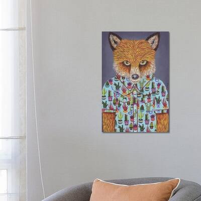 iCanvas "Martin's Succulent Shirt" by Marisa Ray Canvas Print