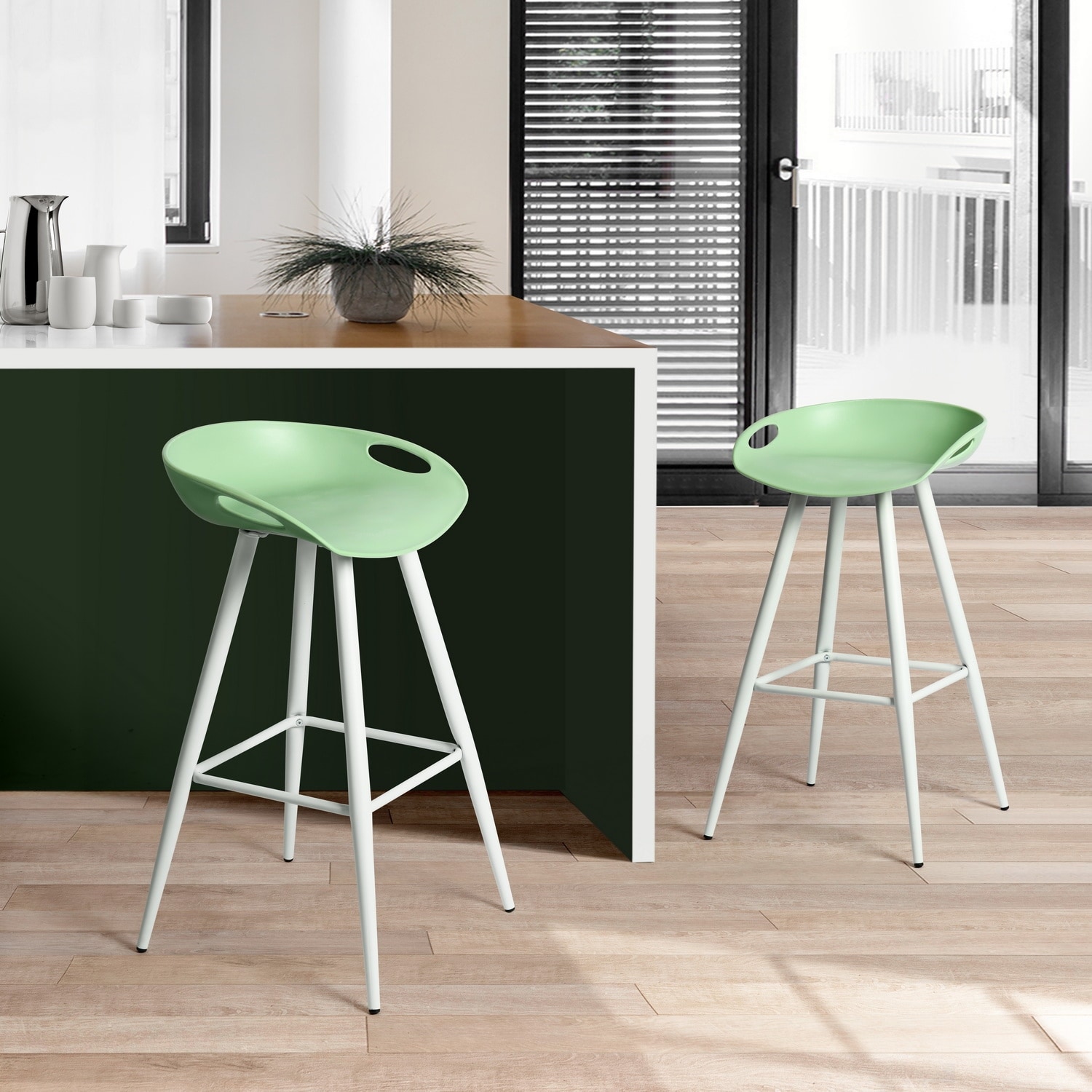 Bak Bar Counter Stool Mint Green(Set of 2) Bed Bath Beyond