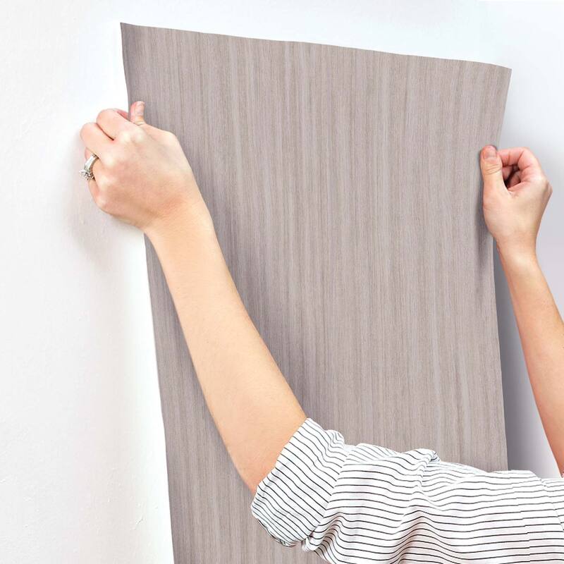 York Wallcoverings Wistman Stripe Smoke Wallpaper