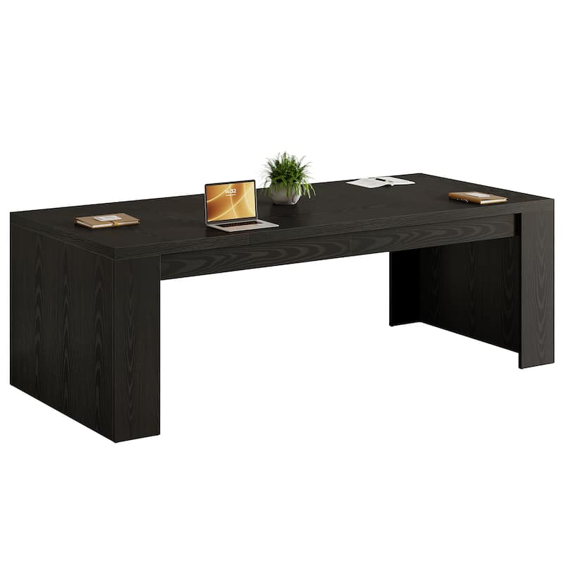 71" Conference Table, Executive Meeting Table, Office Business Desk Accent Meeting Table