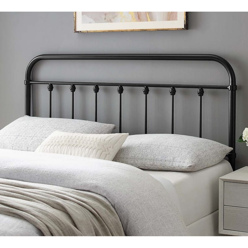 Ellen Classic Twin Size Black Metal Headboard Bed Bath & Beyond