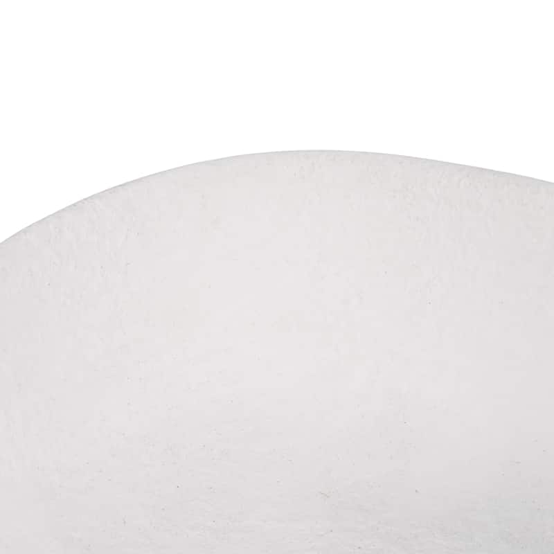 Sagebrook Home 10-inch Ceramic Footed Rounded Rectangle Bowl in White - Timeless Design for Sophisticated Home Decor