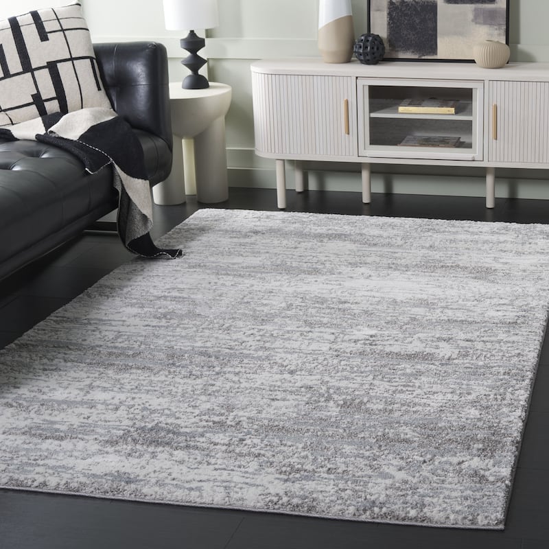 SAFAVIEH Century Iida Modern Abstract Rug - 8' x 10' - Grey/Ivory - Rectangle