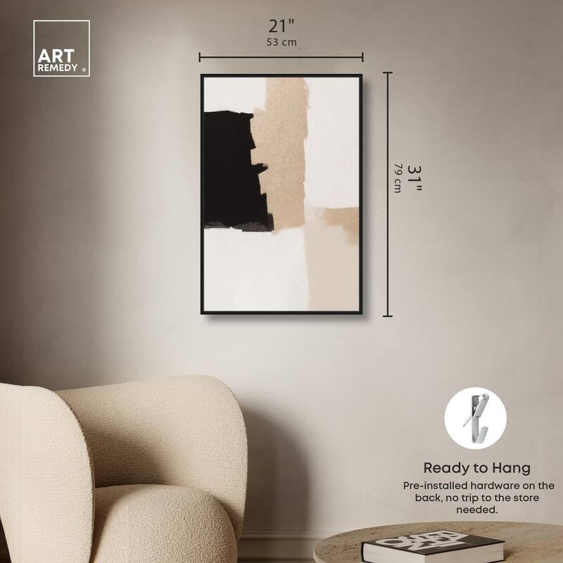 Earth and Ink IV Canvas by Art Remedy