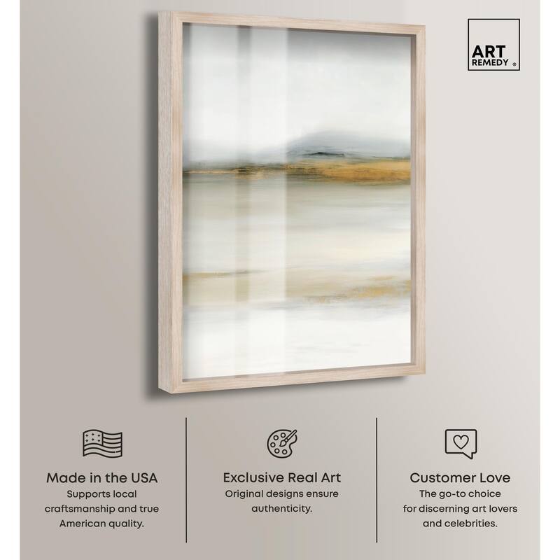 Misty Expanse II Shadowbox by Art Remedy