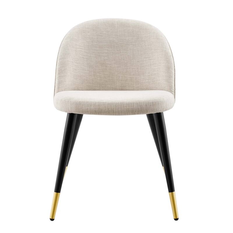 Cordial Upholstered Fabric Dining Chairs - Set of 2