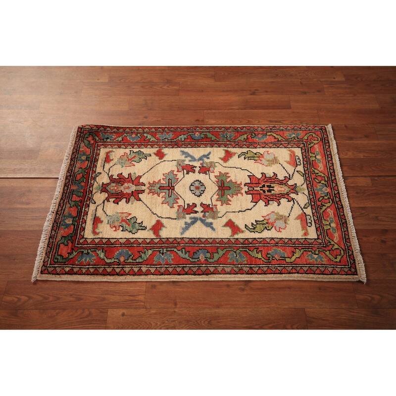 Kazak Oriental Foyer Rug Handmade Wool Carpet - 2'0" x 3'0"