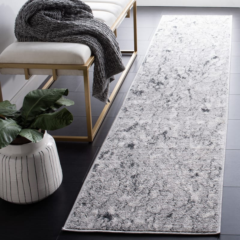 SAFAVIEH Toscana Selina Abstract Rug - 2' x 9' Runner - Ivory/Beige