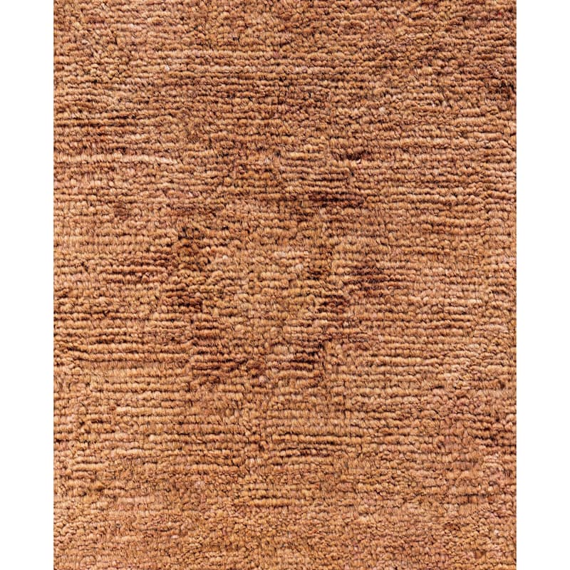 Overdyed One-of-a-Kind Hand-Knotted Area Rug - Brown - 8' 1" x 9' 10"