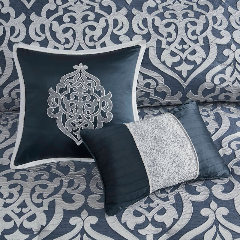 Madison Park Dillon 8 Piece Jacquard Comforter Set