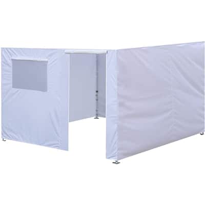 Aeocia Full Zippered Walls for 10x10 Easy Pop Up Canopy Tent 4 Sidewalls ONLY