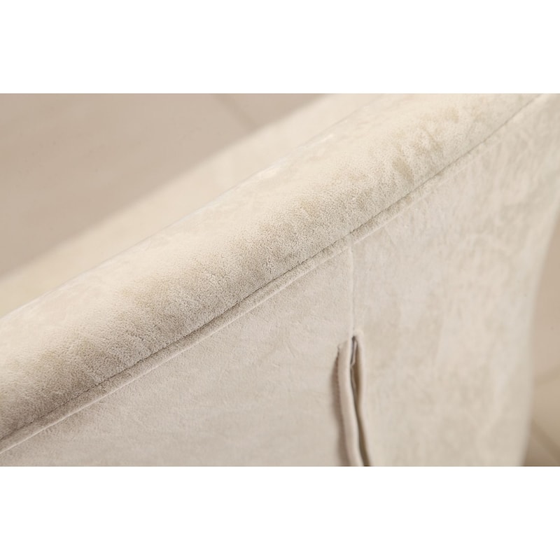 Manhattan Comfort Tulip Velvet Swivel Accent Chair