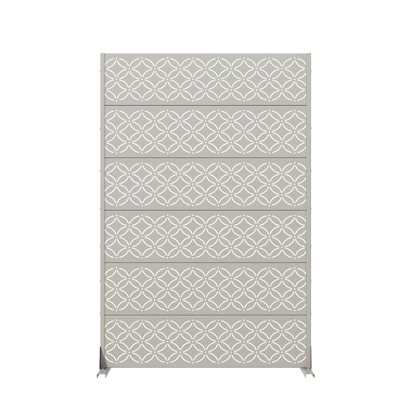 Palace Metal Privacy Screen Panel Free Standing