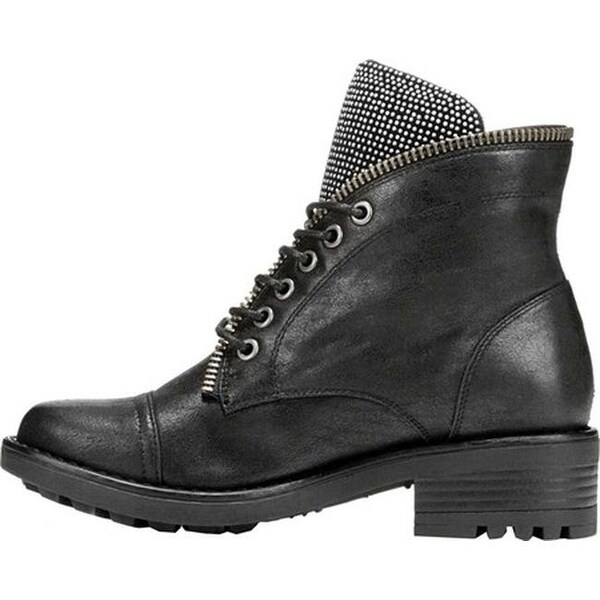 carlos santana lace up booties