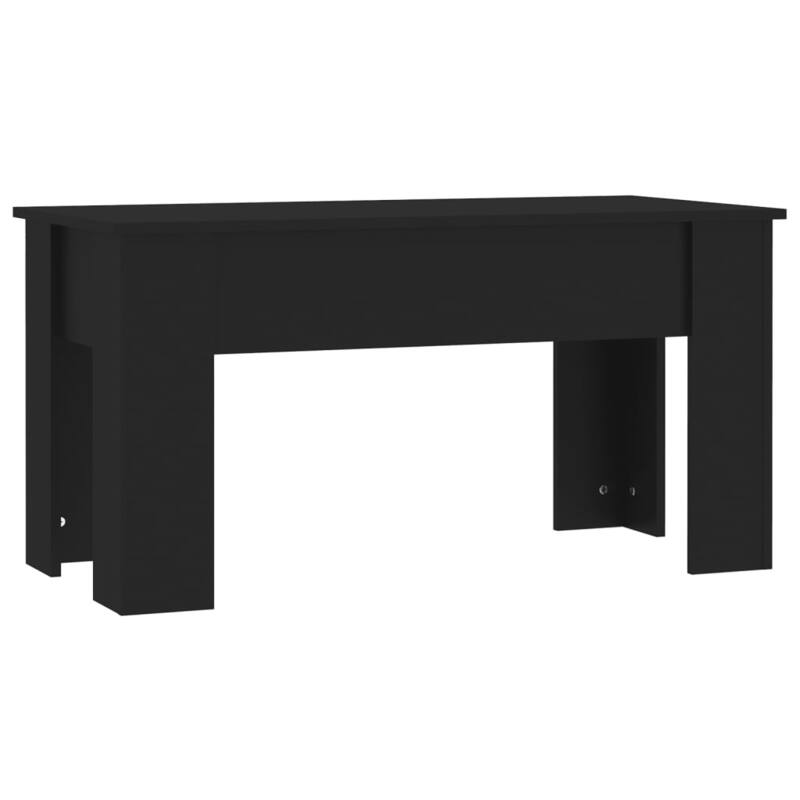 vidaXL Coffee Table Lift Top End Table Accent Side Sofa Table Engineered Wood - 39.8" x 19.3" x 20.5"
