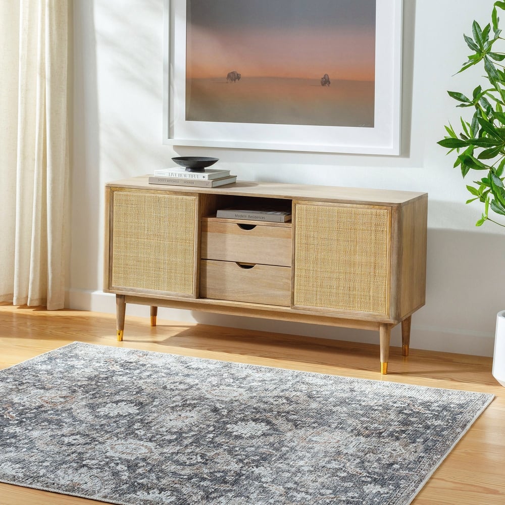 Livabliss x Vivir Lorelai Vintage Washable Area Rug