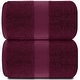 preview thumbnail 31 of 92, White Classic Luxury Cotton Oversized Bath Sheet 35x70 - Set of 2