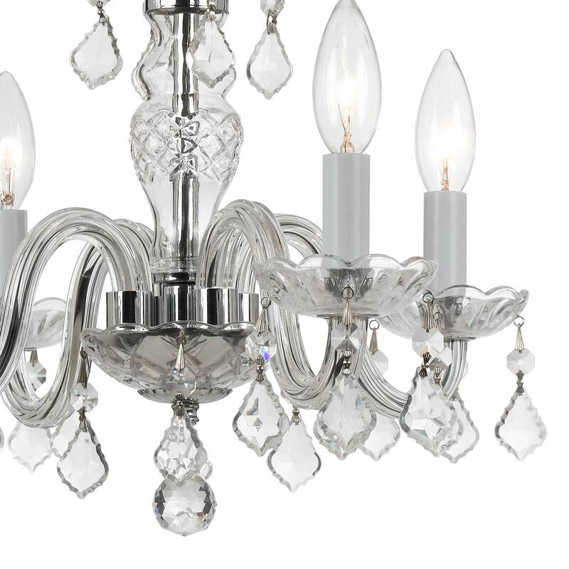 Crystorama Lighting Group Traditional Crystal 4 Light 15" Wide
